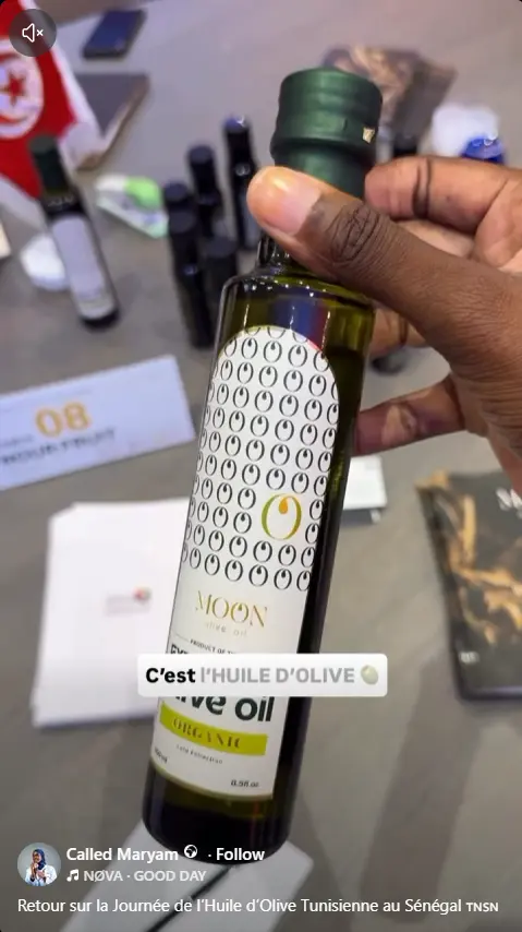Vidéo : l'huile d'olive tunisienne dans la cuisine sénégalaise